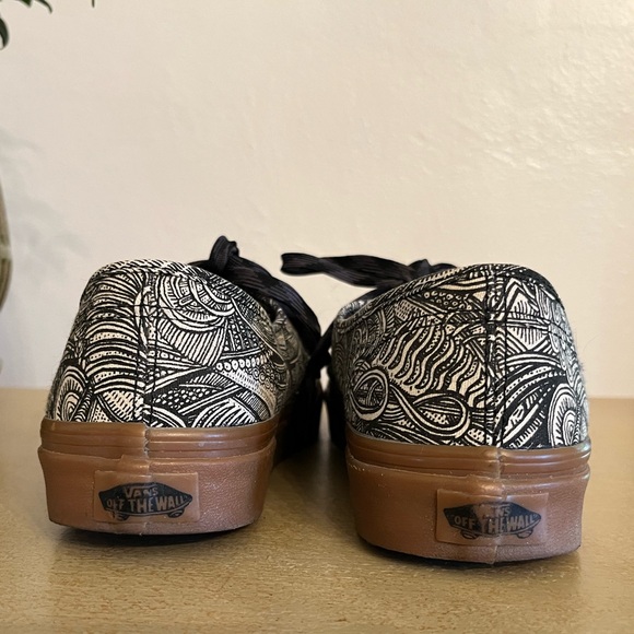 VANS x Zio Ziegler Authentic Art Classic Vans Lace Up Skater Shoes, M 7/W 8.5 - Picture 8 of 14